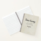 Dear Bump Keepsake Pregnancy Journal (Inside)