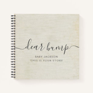 Dear Bump Keepsake Pregnancy Journal