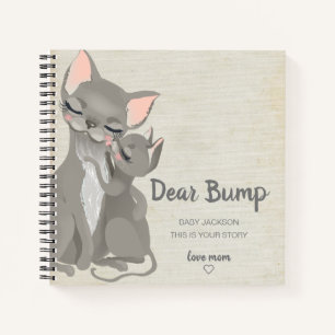 Dear Bump Kitten Keepsake Pregnancy Journal