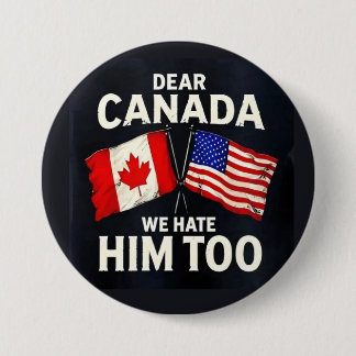 Dear Canada 3 Inch Round Button