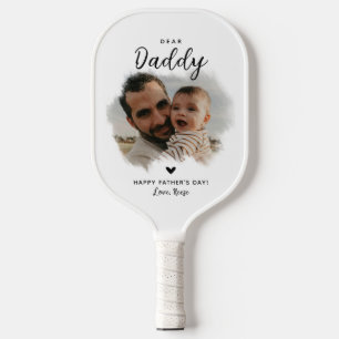 Dear Daddy   Custom Father's Day Pickleball Paddle