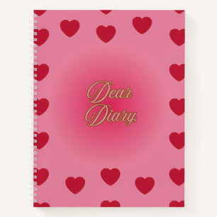"Dear Diary" Spiral Notebook 