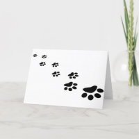 Dear Dog Dad Mom Customizable Pet Name Card