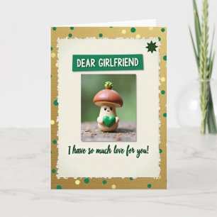 Dear Girlfriend Love Card