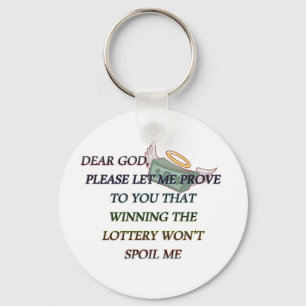 DEAR GOD KEYCHAIN