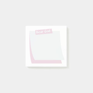 Dear God Prayer Request Post-it Notes