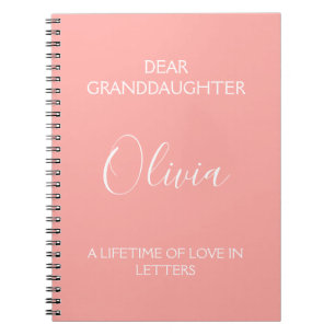 Dear Granddaughter: A Lifetime of Love in Letters Notebook