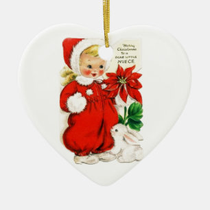 Dear Little Niece Ceramic Ornament