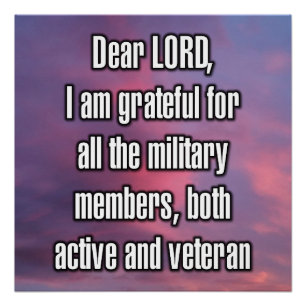 Dear LORD, I am grateful for all the... Poster
