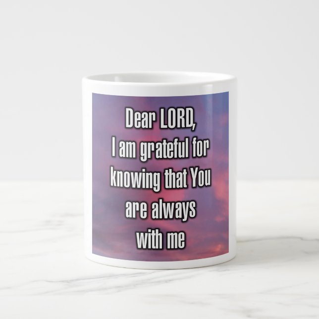 Dear LORD, I am grateful for knowing that... Mug (Front)