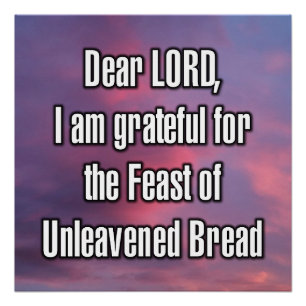 Dear LORD, I am grateful for the Feast of... Poster