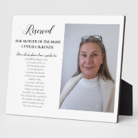 Dear Lord Mother of Bride Photo In Honour Wedding