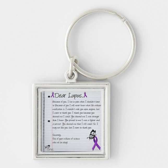 Dear Lupus.. Keychain (Front)