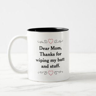 Dear Mom Two-Tone Coffee Mug