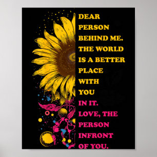 Dear Person Behind Me Poster