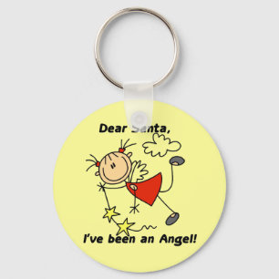 Dear Santa Christmas Tshirts and Gifts Keychain