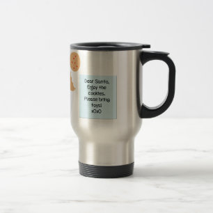 Dear Santa Cookies Please Bring Toys Travel Mug