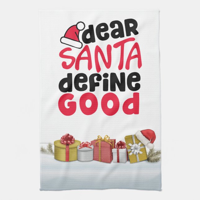 Dear Santa, define good kitchen Kitchen Towel (Vertical)