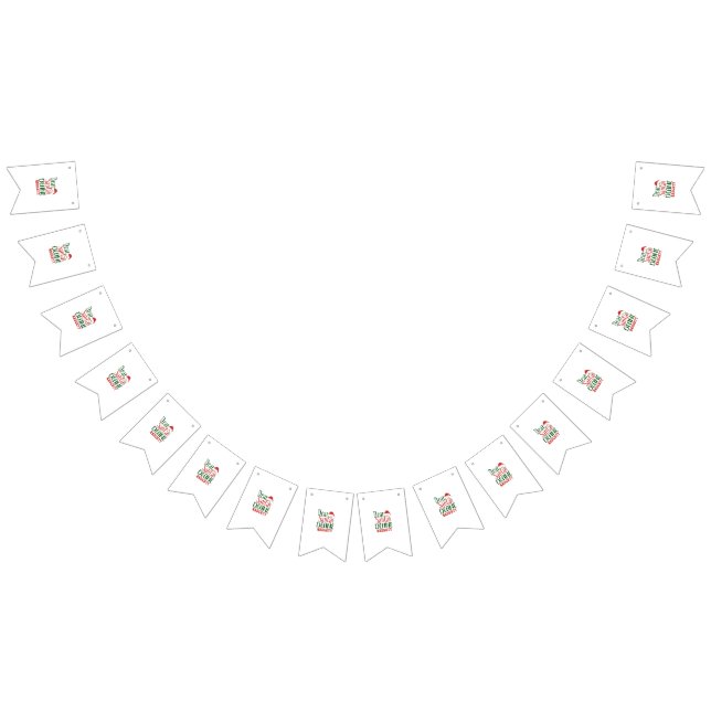 Dear Santa Define Naughty Bunting Flags (All)
