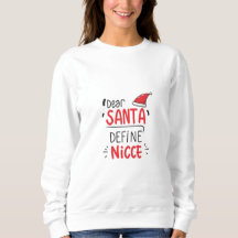 Dear Santa define Nice Funny Christmas Jokes