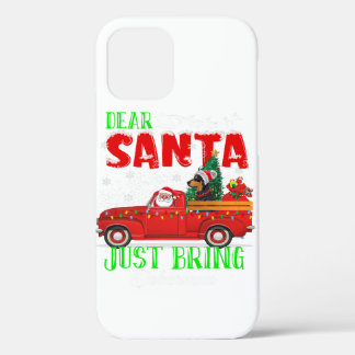 Dear Santa Doberman Dog Owner Christmas iPhone 12 Case