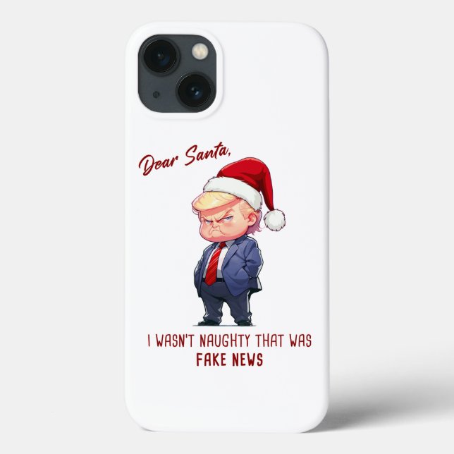 Dear Santa, Donald Trump Funny Christmas Joke Case-Mate iPhone Case (Back)