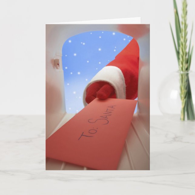 Dear Santa Holiday Card (Front)