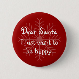 Dear Santa I can explain 2 Inch Round Button