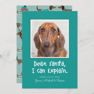 DEAR SANTA I CAN EXPLAIN Add Your Photo