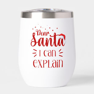Dear Santa I can explain Christmas typography
