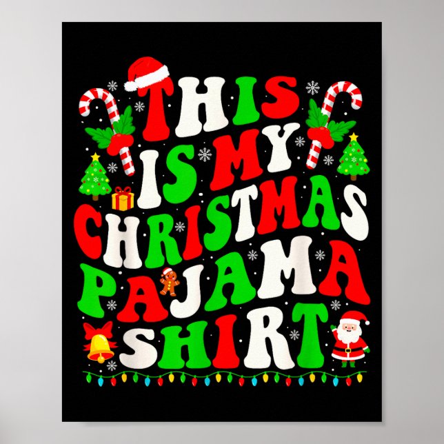 Dear Santa I Can Explain Funny Christmas Kids Men  Poster (Front)