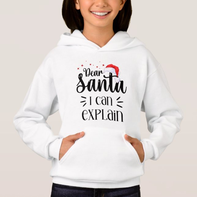 Dear Santa, I can explain funny kids Christmas (Front)