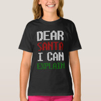 Dear Santa I Can Explain Funny Letter to Santa