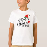 Dear Santa I Can Explain Funny Typography