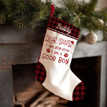 Dear Santa I Have Been Good Cute Funny Dog Small Christmas Stocking<br><div class="desc">Dear Santa I Have Been Good Cute Funny Dog Small Christmas Stocking</div>