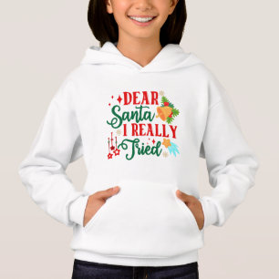 Dear Santa, I Really Tried Christmas Santa Youth