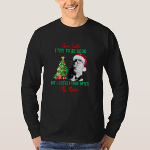 Dear Santa I Try To Be Good But I Guess I Take Aft T-Shirt