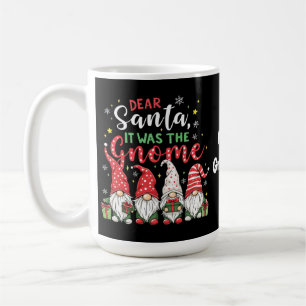 Dear Santa, It Was the Gnome Fun Christmas Trends Coffee Mug