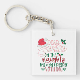 Dear Santa Keychain