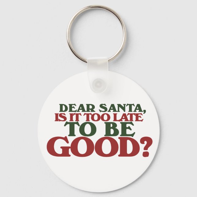 Dear Santa Keychain (Front)