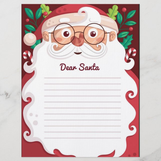 Dear Santa Letterhead (Front)