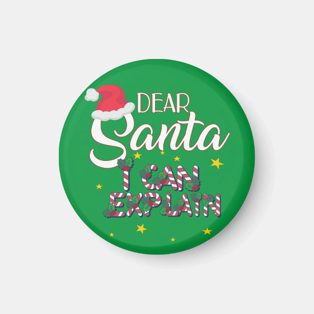 Dear Santa Magnet (Front)