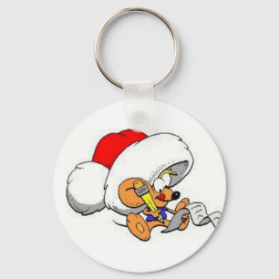 Dear Santa Mouse Keychain