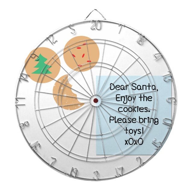 Dear Santa - Please Bring Toys Dartboard (Front)