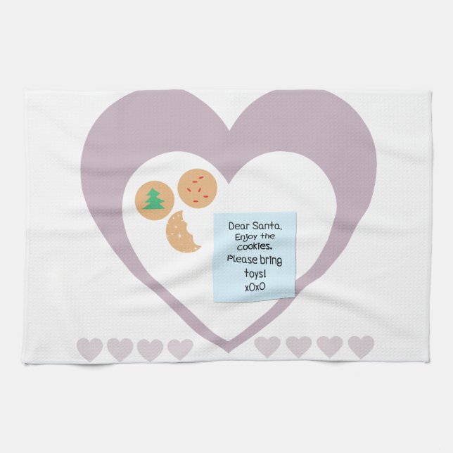 Dear Santa - Please Bring Toys Kitchen Towel (Horizontal)