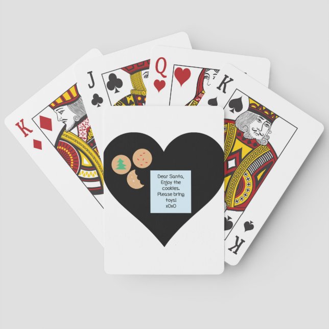 Dear Santa - Please Bring Toys Playing Cards (Back)