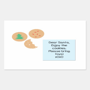 Dear Santa - Please Bring Toys Sticker