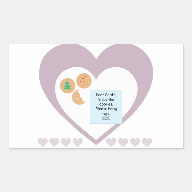 Dear Santa - Please Bring Toys Sticker (Front)