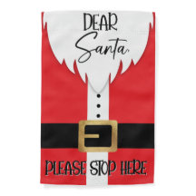 Dear Santa Please Stop Here