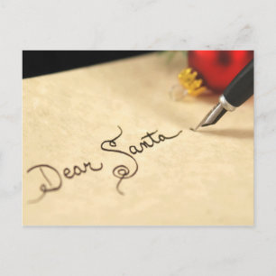 Dear Santa Postcard